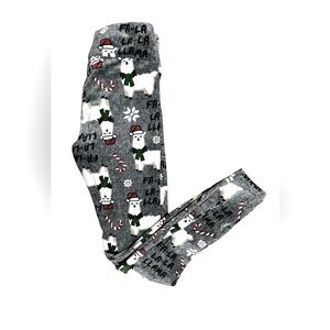No Boundaries Christmas Leggings, Gray, SZ: 3-5